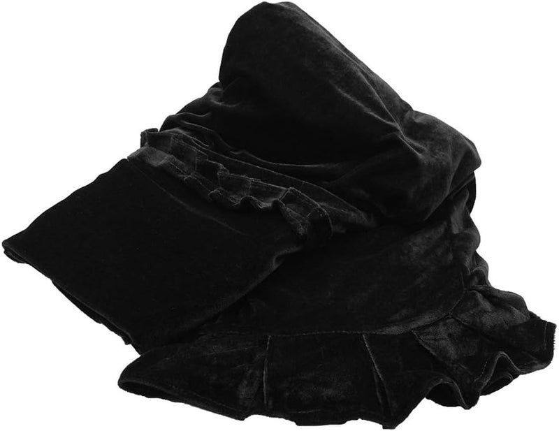 Dilwe غطاء بيانو عمودي، غطاء مزخرف مقاوم للبقع بالكامل (أسود) - Image 4